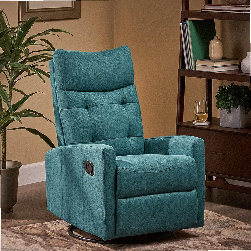 Ishtar Contemporary Glider Swivel Push Back Nursery Recliner